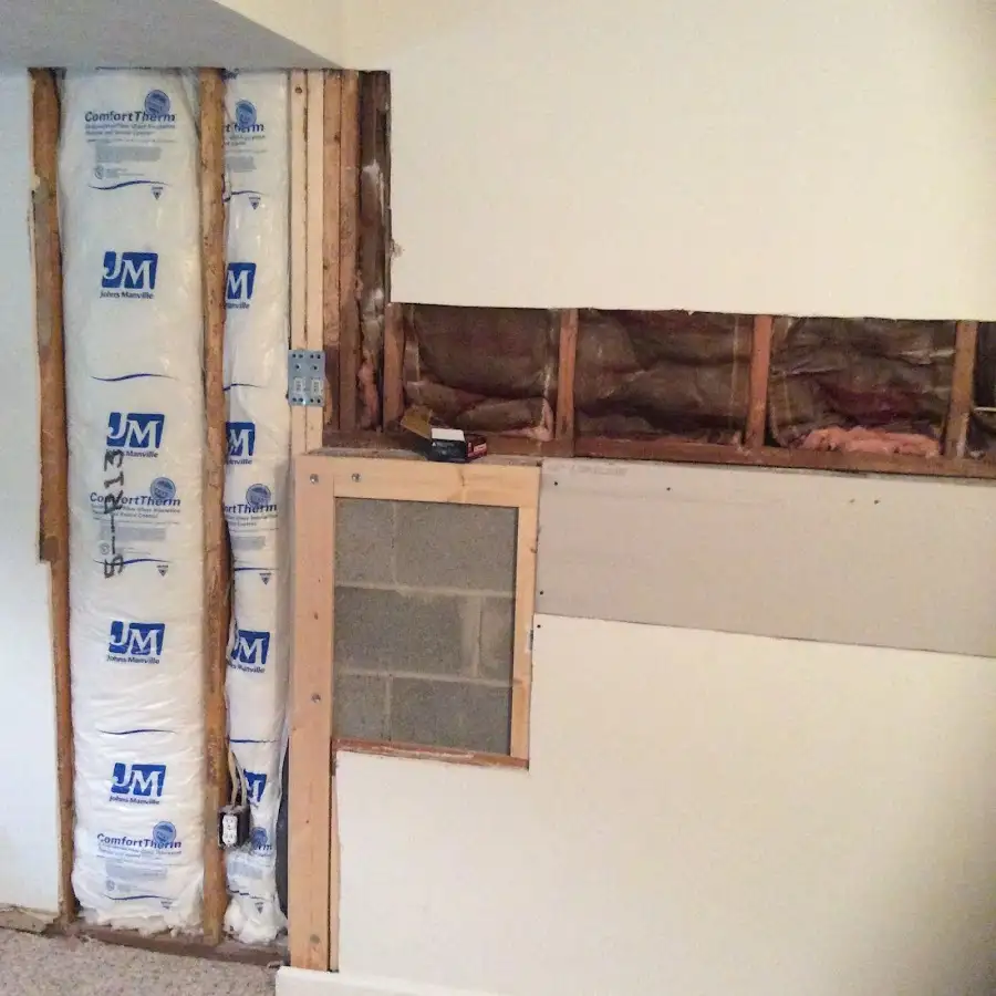 Wall insulation replacement during Odor Removal & Deodorization in Manor